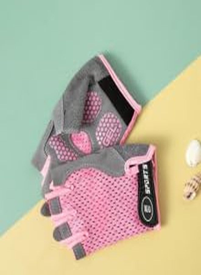 Vikodah Kids-Cycling-Gloves Hand-Protective Half-Finger Anti-Slip-Gel Breathable for Gym - Image 2